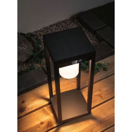Paulmann 94573 - LED/5,5W IP44 Päiksepatareiga valgusti anduriga MARISOL 3,7V 2000 mAh