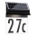 Paulmann 94694 - LED/0,2W IP44 Päikesepaneeliga majanumber NEDA 3,7V 1800 mAh