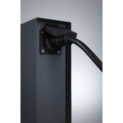 Paulmann 94700 - Väli pistikupesadega torn RIO 2Z SCHUKO 230V IP44