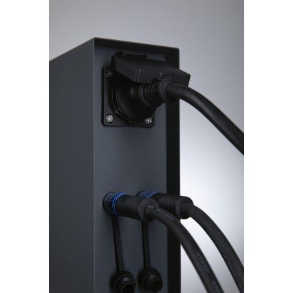 Paulmann 94700 - Väli pistikupesadega torn RIO 2Z SCHUKO 230V IP44