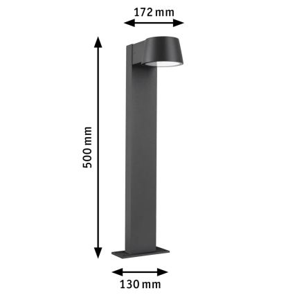 Paulmann 94715 - LED/6W IP44 Välivalgusti CAPERA 230V