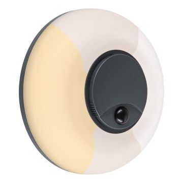 Paulmann 94956 - LED/20,5W IP65 Liikumis- ja hämarusanduriga hämardatav välisseinavalgusti AUREVA 230V 2200/3000/4000K antratsiit