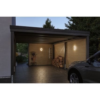 Paulmann 94957 - LED/18,5W IP65 Hämardatav välisseinavalgusti ELUNOR 230V 2200/3000/4000K antratsiit