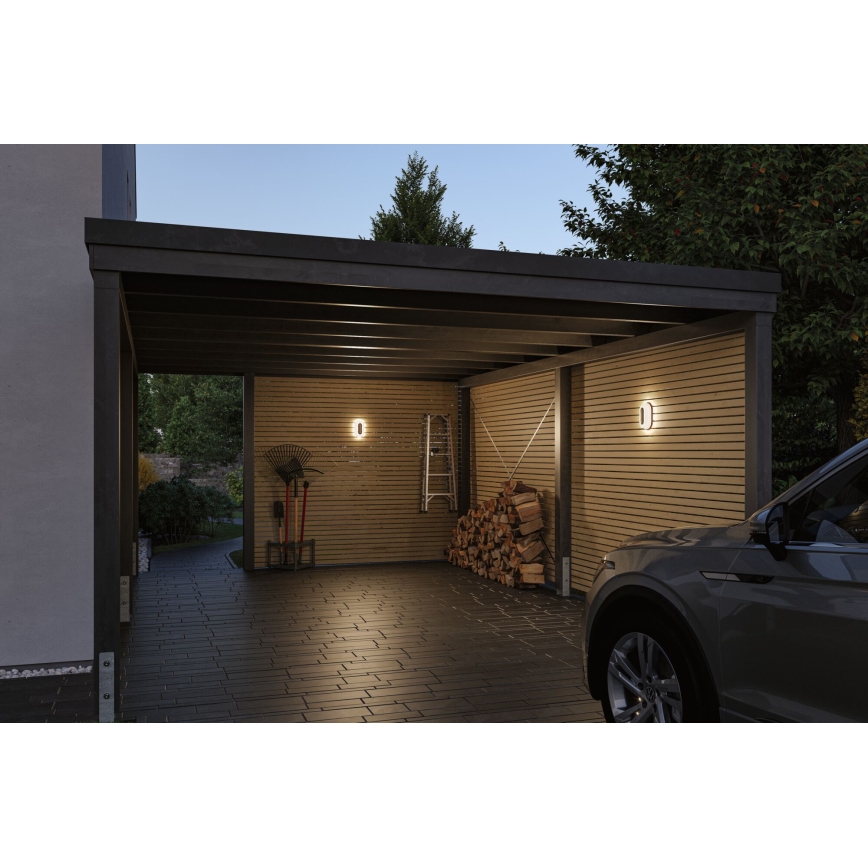Paulmann 94957 - LED/18,5W IP65 Hämardatav välisseinavalgusti ELUNOR 230V 2200/3000/4000K antratsiit