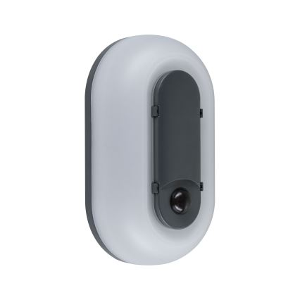 Paulmann 94958 - LED/18,5W IP65 Hämardatav välisseinale paigaldatav seinavalgusti liikumis- ja hämarussensoriga ELUNOR 230V 2200/3000/4000K antratsiit