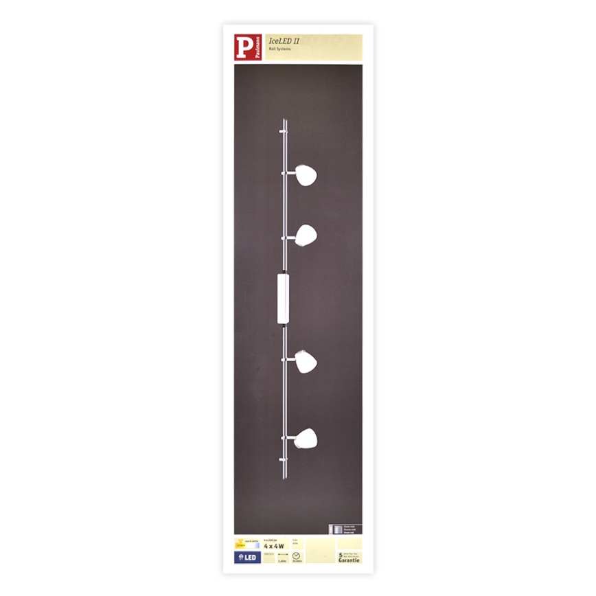 Paulmann 95196 - 4 x LED/4W Kohtvalgusti ICE 230V