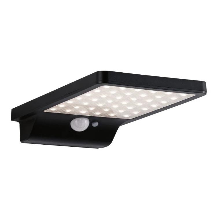 Paulmann 95393 - LED/4W IP44 Hämardatav päikesepaneeliga seinavalgusti koos anduriga SOLVEIG 3,7V 2000 mAh