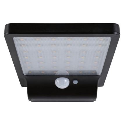Paulmann 95393 - LED/4W IP44 Hämardatav päikesepaneeliga seinavalgusti koos anduriga SOLVEIG 3,7V 2000 mAh