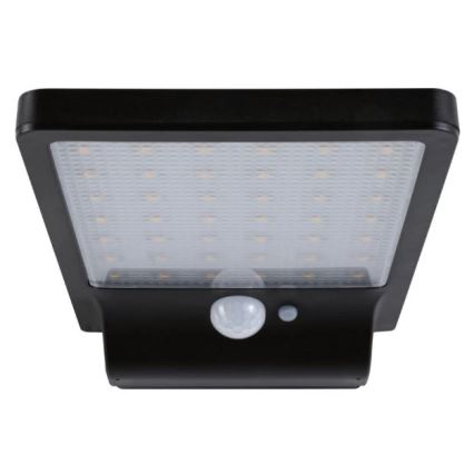 Paulmann 95393 - LED/4W IP44 Hämardatav päikesepaneeliga seinavalgusti koos anduriga SOLVEIG 3,7V