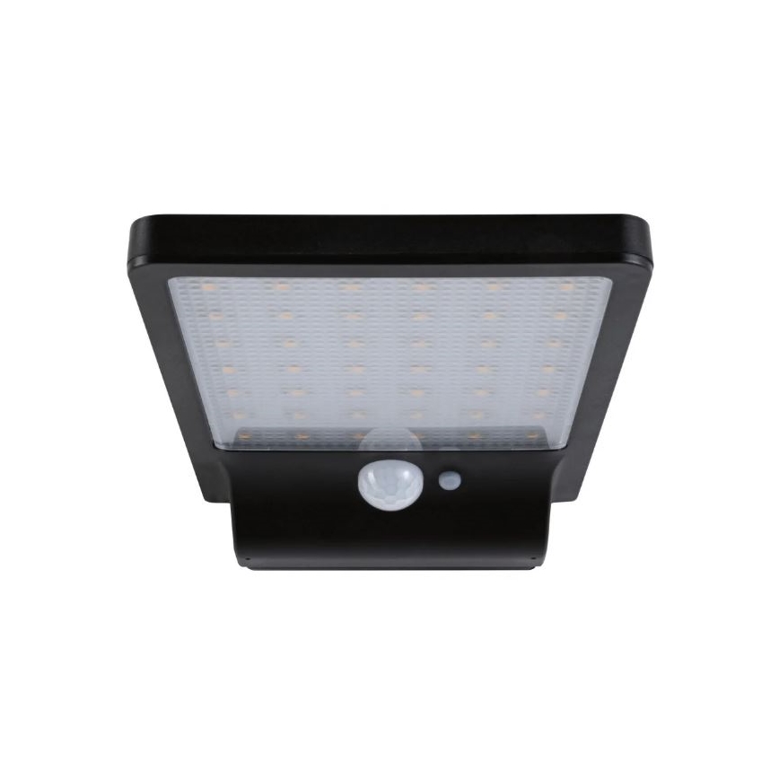 Paulmann 95393 - LED/4W IP44 Hämardatav päikesepaneeliga seinavalgusti koos anduriga SOLVEIG 3,7V 2000 mAh