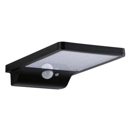 Paulmann 95393 - LED/4W IP44 Hämardatav päikesepaneeliga seinavalgusti koos anduriga SOLVEIG 3,7V 2000 mAh