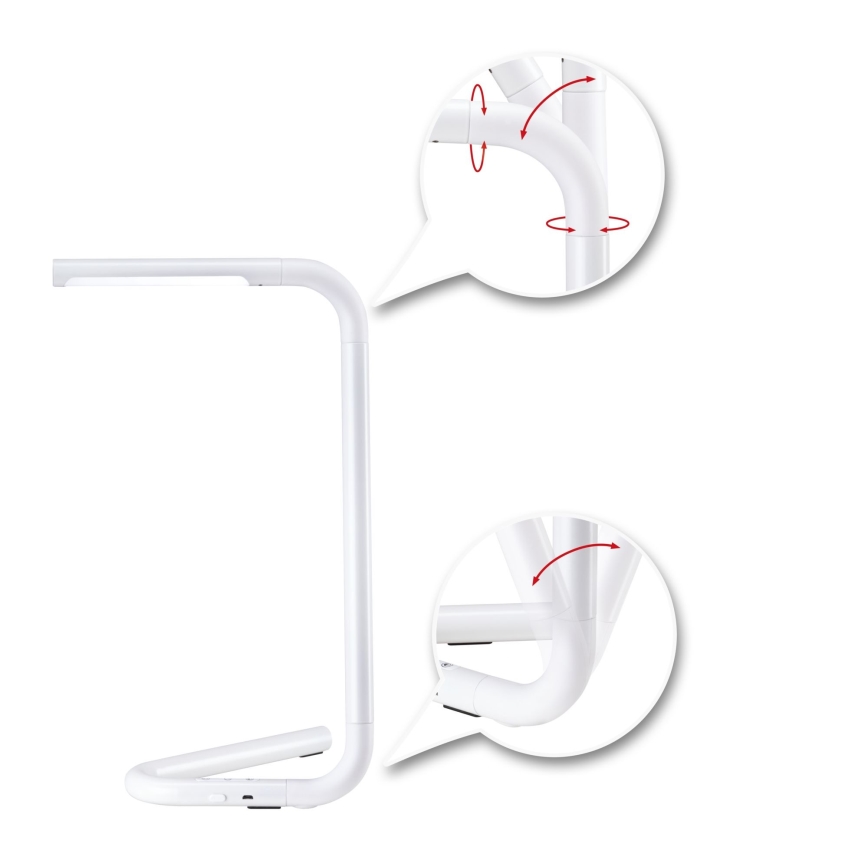 Paulmann 95423 - LED/4,5W Hämardatav puutetundlik laualamp FLEXLINK 5V/USB 4400 mAh valge