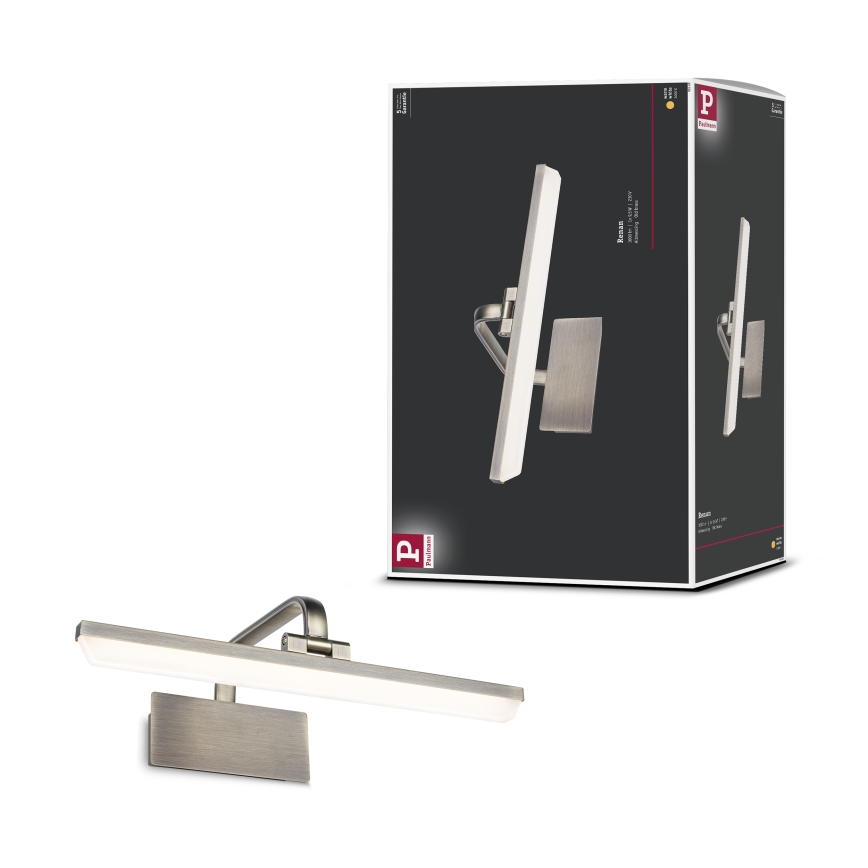 Paulmann 95569 - RENAN pildivalgusti LED/9,5W, 230V, 40 cm, messing