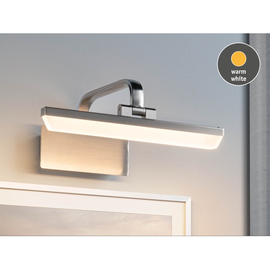 Paulmann 95571 - LED/6W pildivalgusti RENAN 230V 30 cm mattkroomviimistlusega