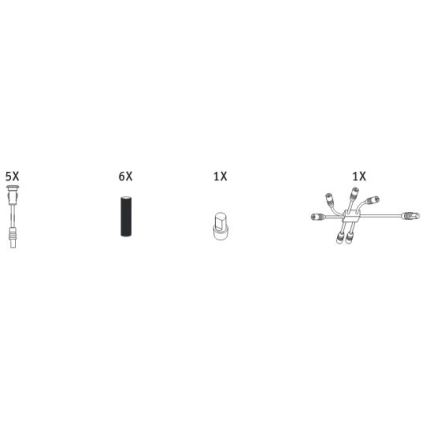 Paulmann 98892 - PIKENDUSKOMPLEKT 5X LED/0,16W IP67 Süvistatav välivalgusti MICRO 12V