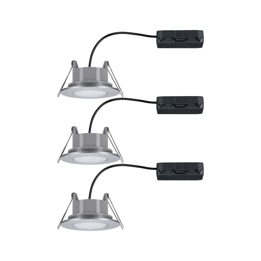 Paulmann 99933 - KOMPLEKT 3x LED/5,2W IP65 Hämardatav süvistatav valgusti vannituppa 230V