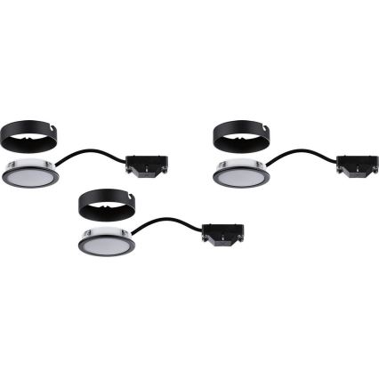 Paulmann 99990 - KOMPLEKT 3xLED/3,5W Mööblivalgustus PUKK 230V