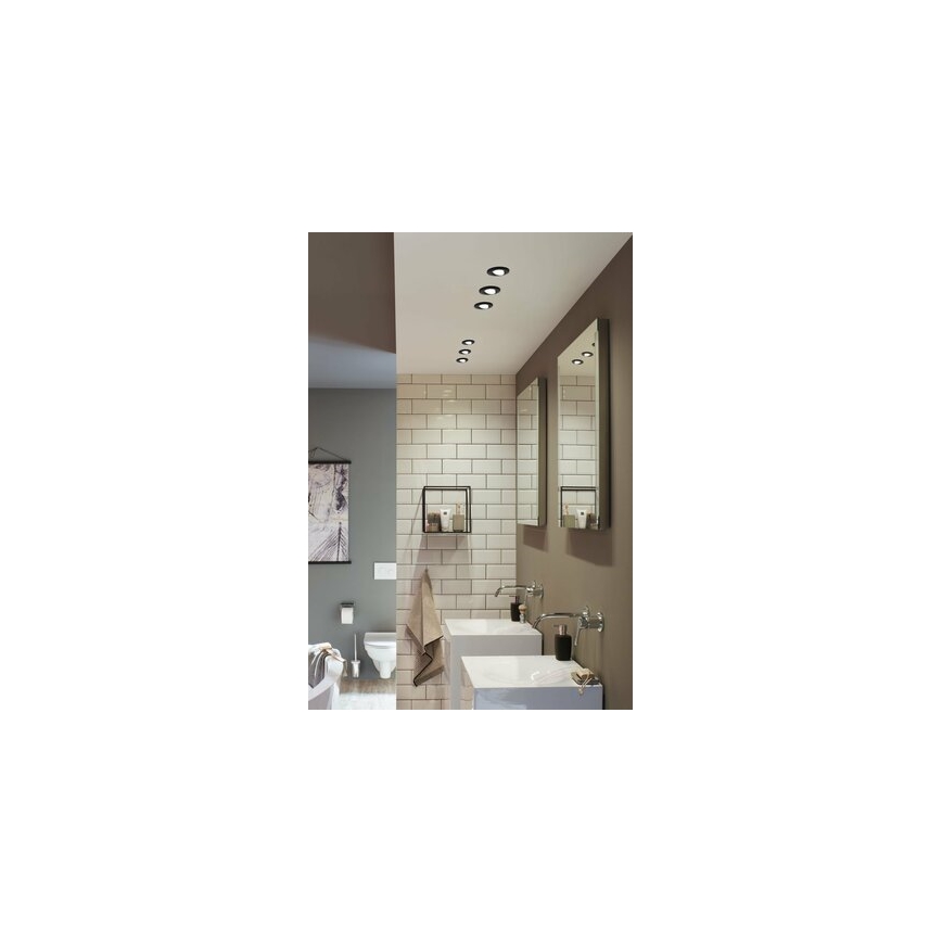 Paulmann 99991 - KOMPLEKT 3xLED/6W IP65 Süvistatav vannitoavalgusti CALLA 230V