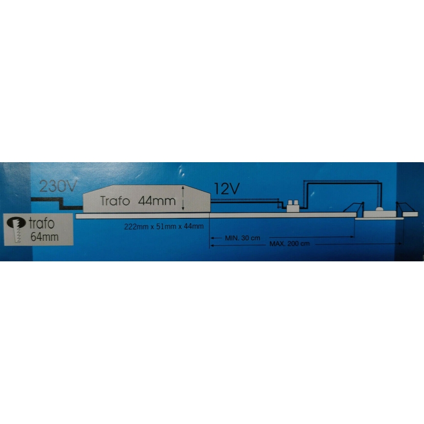 Paulmann - Nice Price 3448 - Elektrooniline trafo 100-250W/230V