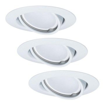 Paulmann - TIP 3975 - KOMPLEKT 3 x LED/4x8W Hämardatav süvistatav valgusti 230V