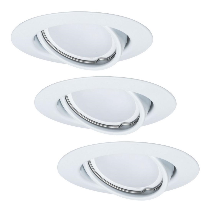 Paulmann - TIP 3975 - KOMPLEKT 3 x LED/4x8W Hämardatav süvistatav valgusti 230V