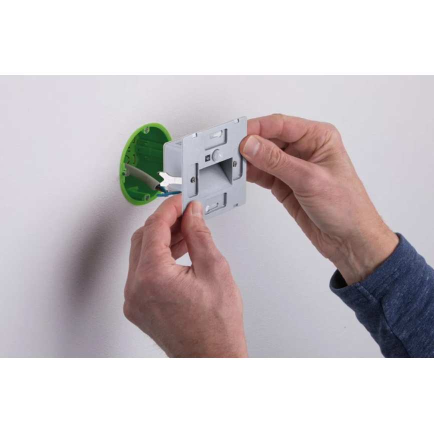Paulmann  93135 - LED/1,2W Trepivalgusti anduriga EDGE 230V must