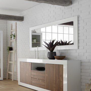 Peegel FINERA 75x170 cm, valge