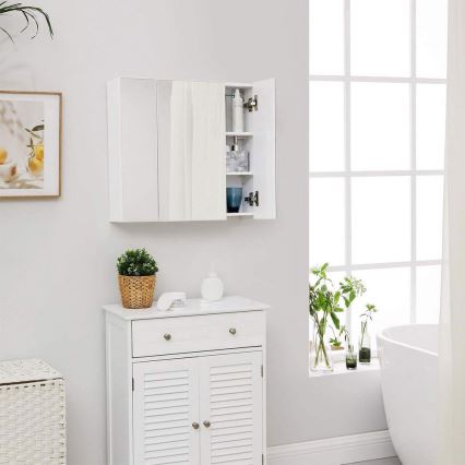 Peegelkapp SKY, valge