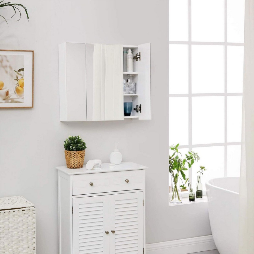 Peegelkapp SKY, valge