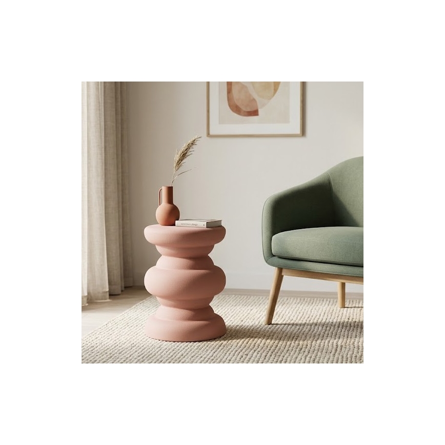 PETIT kõrvallaud, läbimõõt 31 cm, roosa