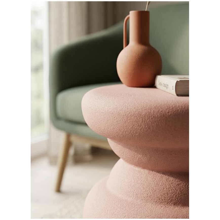 PETIT kõrvallaud, läbimõõt 31 cm, roosa