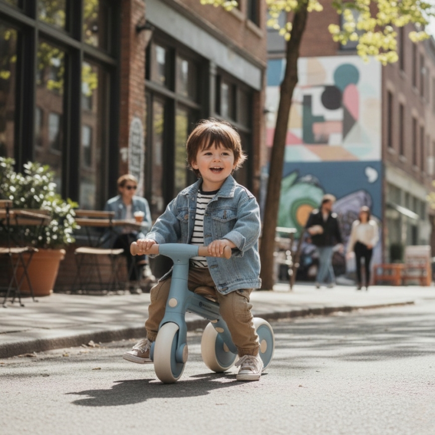 PETITE&MARS - 3-ühes laste kolmeratas BINGO Stering Blue