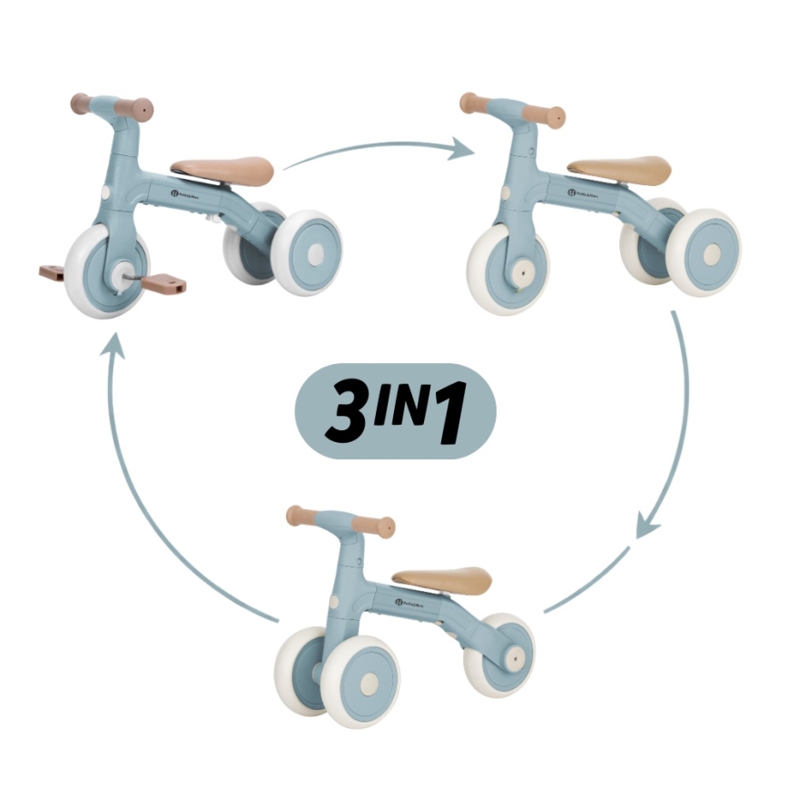 PETITE&MARS - 3-ühes laste kolmeratas BINGO Stering Blue