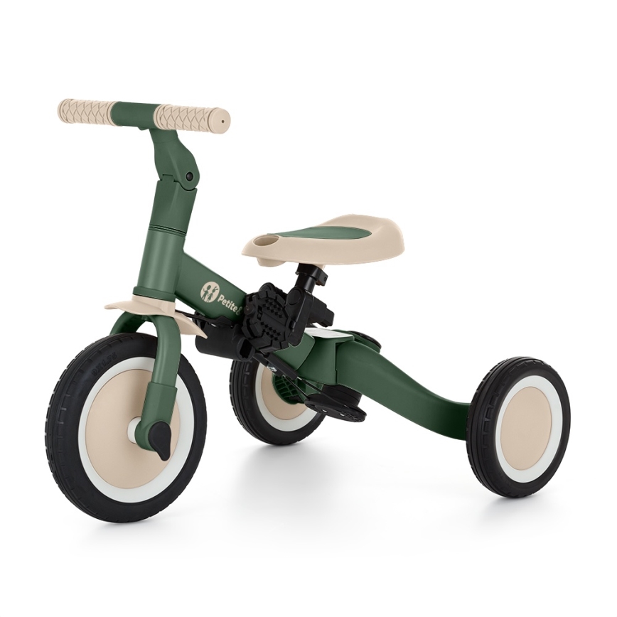 PETITE&MARS - 5-ühes laste kolmeratas TURBO PLUS Misty Green