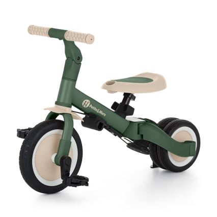 PETITE&MARS - 5-ühes laste kolmeratas TURBO PLUS Misty Green