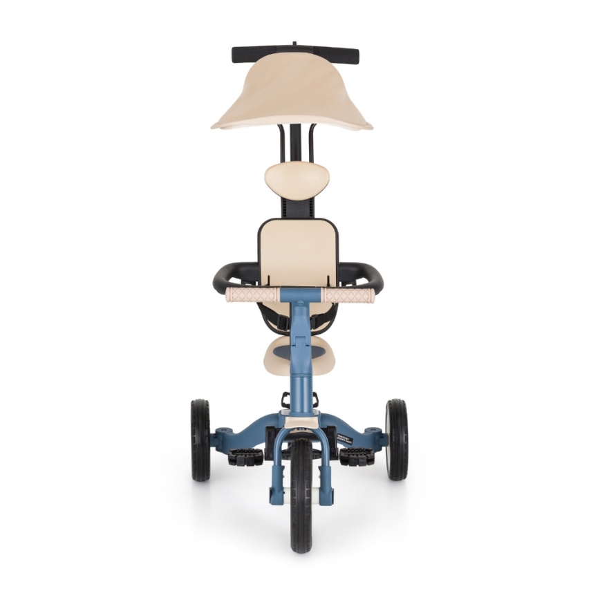 PETITE&MARS - 5-ühes laste kolmeratas TURBO PLUS ookeanisinine