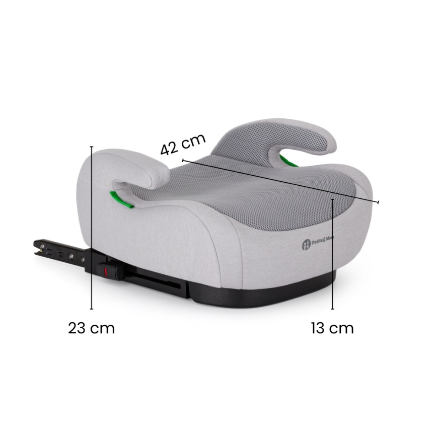 PETITE&MARS - Autokõrgendustool OPTIMUS PRO i-Size Air 125-150 cm (22-36 kg) must