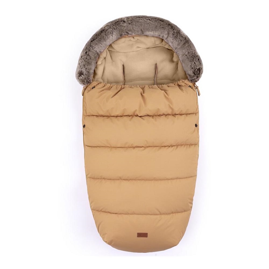 PETITE&MARS - Beebi soojakott 4-ühes COMFY Elegant Caramel/Beige pruun