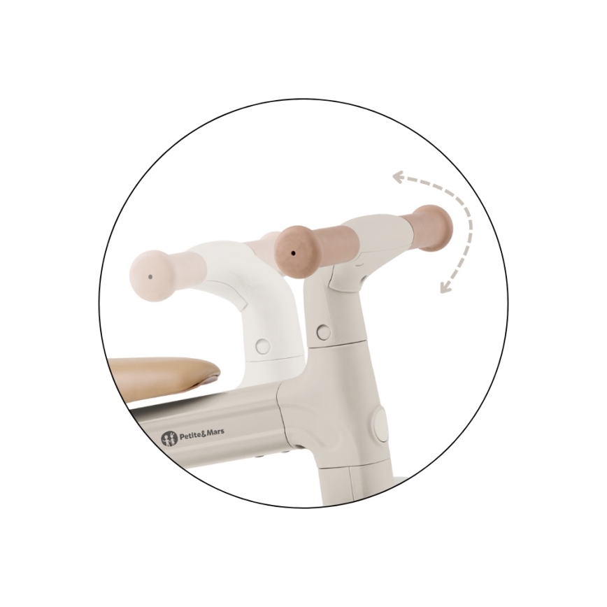 PETITE&MARS - BINGO 3-ühes laste kolmeratas, elevandiluuvalge