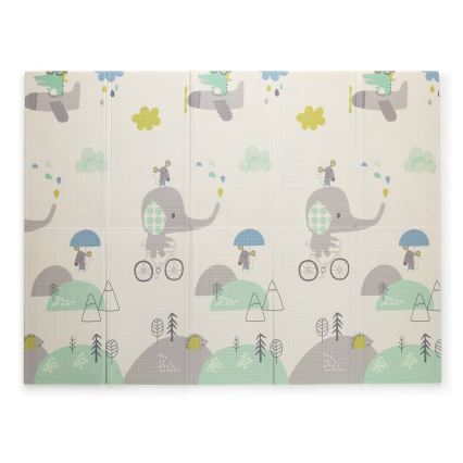 PETITE&MARS - Kokkupandav mängumatt CAMPY ELEPHANT&CITY
