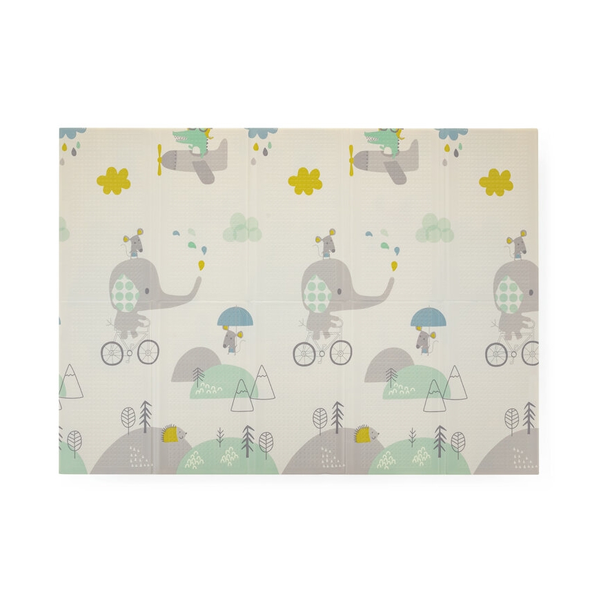 PETITE&MARS - Kokkupandav mängumatt CAMPY ELEPHANT&FOX