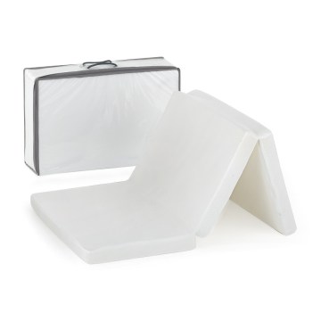 PETITE&MARS - Kokkupandav reisimadrats FOLDIE 120x60 cm valge