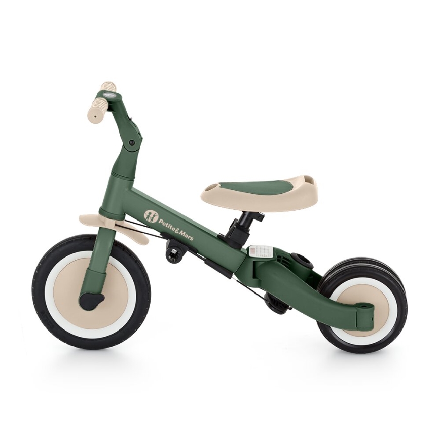 PETITE&MARS - Kolmerattaline 5-ühes TURBO Misty Green