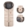 PETITE&MARS - KOMPLEKT Beebi soojakott 4-ühes ARCTIC + kärukindad FURRY roosilehed