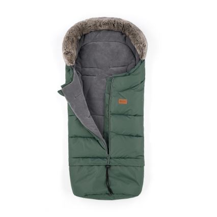 PETITE&MARS - KOMPLEKT Beebi soojakott 4-ühes ARCTIC + kärukindad Veritable khaki