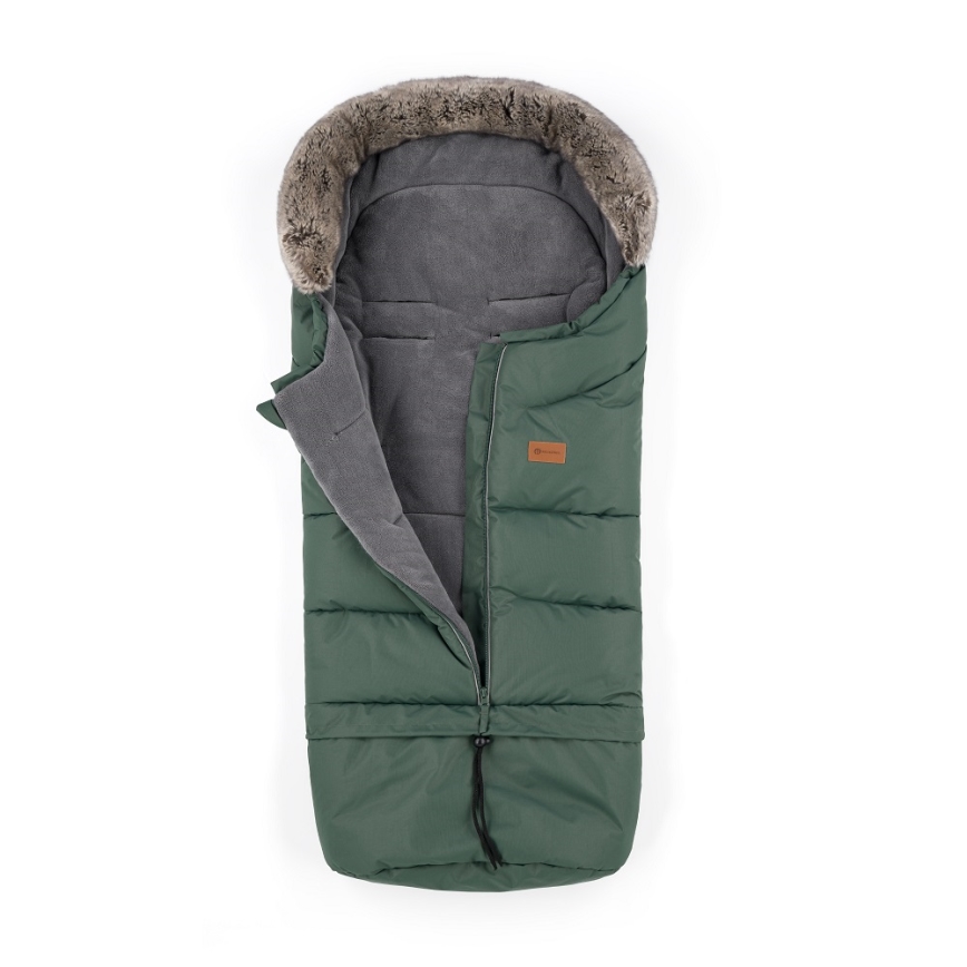 PETITE&MARS - KOMPLEKT Beebi soojakott 4-ühes ARCTIC + kärukindad Veritable khaki