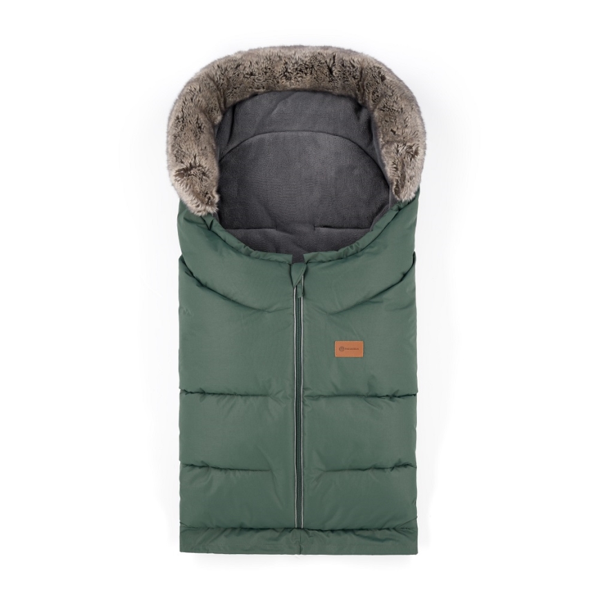 PETITE&MARS - KOMPLEKT Beebi soojakott 4-ühes ARCTIC + kärukindad Veritable khaki