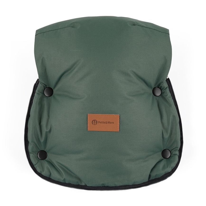 PETITE&MARS - KOMPLEKT Beebi soojakott 4-ühes ARCTIC + kärukindad Veritable khaki