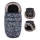 PETITE&MARS - KOMPLEKT Beebi soojakott 4-ühes COMFY Stylish Beauty + kärukindad FURRY must