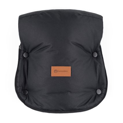 PETITE&MARS - KOMPLEKT Beebi soojakott 4-ühes COMFY Stylish Beauty + kärukindad FURRY must